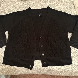 GAP Women's Classic Black Cardigan